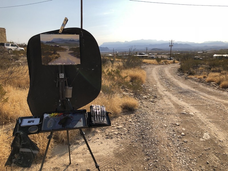 Paint The Town: Plein Air Painting in the Big Bend